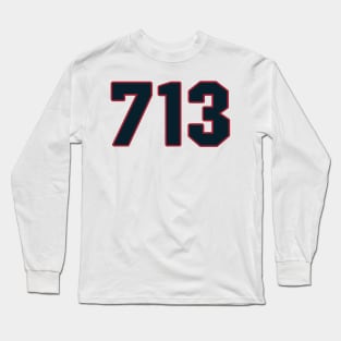 Houston LYFE the 713!!! Long Sleeve T-Shirt